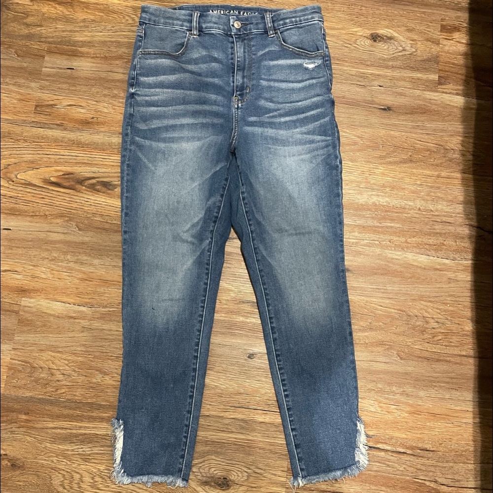American Eagle Outfitters High Rise Blue Jeans